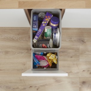 Wesco Waste Bin 300AZ Kitchen Pull Out 42L + Blum Soft Closing Runners 787421-85 2