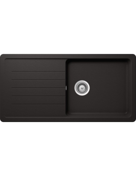 Schock Nero Piendo Kitchen Sink by Schock, Cristalite granite & waste kit