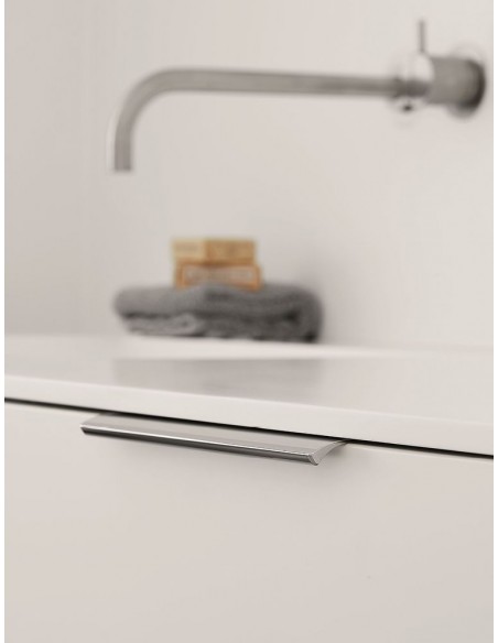 Bright Chrome Edge Straight Door handles, 419720350-08 Trim Handle-less style Bright Chrome