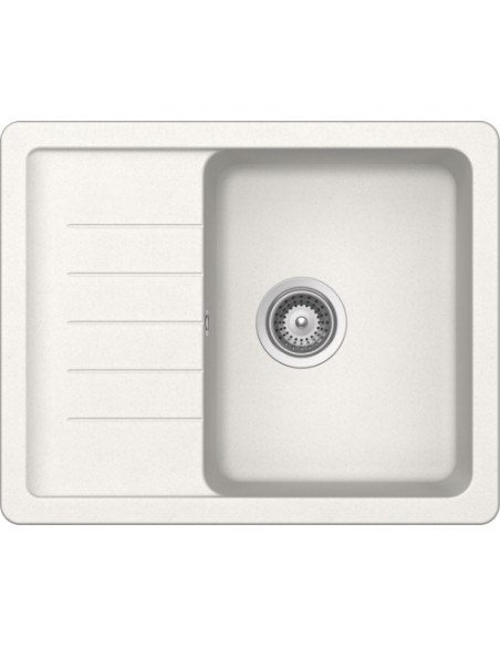 Schock Pinedo Kitchen Sink, Compact for smaller spaces, 1.0 & small drainer, Alpina