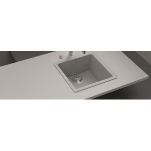 Schock Quadro N100S Cristalite+ Undermount Sink 1.0 Bowl Nero Black 2