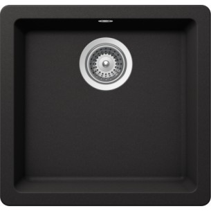 Schock Quadro N100S Cristalite+ Undermount Sink 1.0 Bowl Nero Black