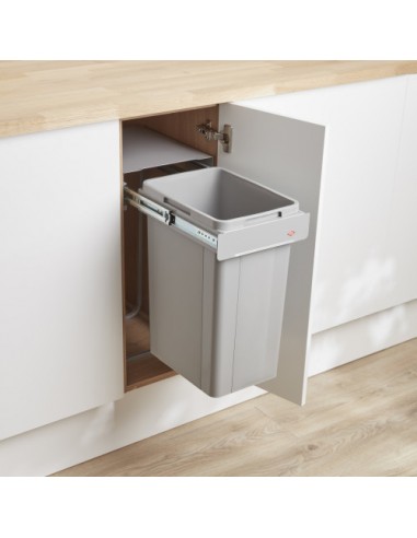 300mm Wesco Bio Bin Kitchen Waste Hinged Doors 26L Single Container 757211-85