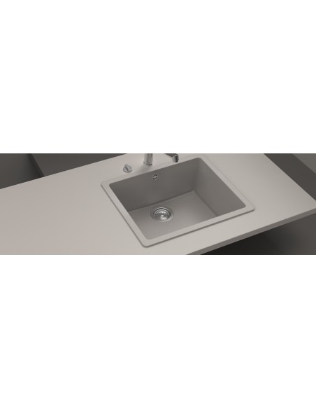 Schock Quadro Cristalite+ Under/Inset Sink Alpina