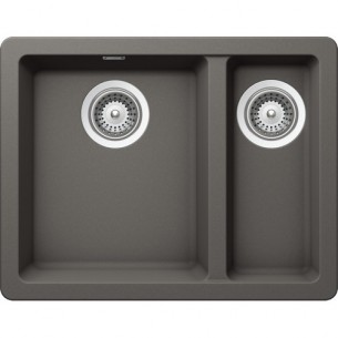 Schock Greenwich N150 Cristadur granite kitchen sink, Silverstone