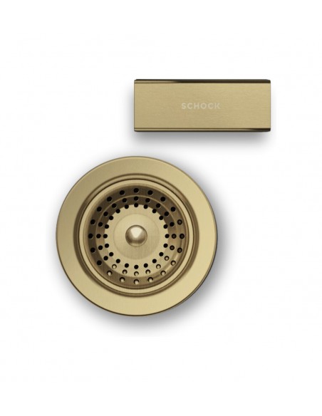 Schock Kitchen Sink Waste Kit Gold Copper Stainless Puro Gun Metal