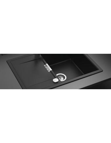 Schock Mono Kitchen Sink D100 Single bowl & drainer, Compact size, 500mm cabinet required