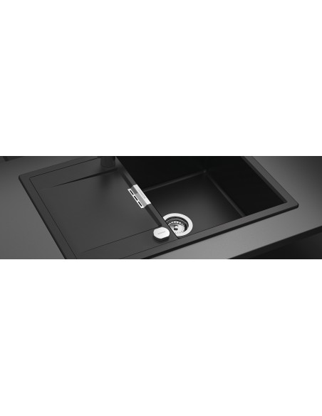 Schock Mono Kitchen Sink D100 Single bowl & drainer, Compact size, 500mm cabinet required