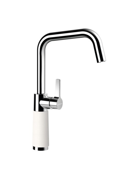 Schock SC-530 Kitchen Tap, Granite Cristadur Polaris. Tall modern tap