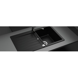 Schock Typos Granite Kitchen Sink Cristalite 1.0 bowl & drainer, Alpina 2