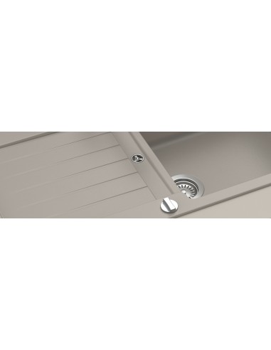 Schock Typos D100L Kitchen siink, Cristalite granite, Alpina white