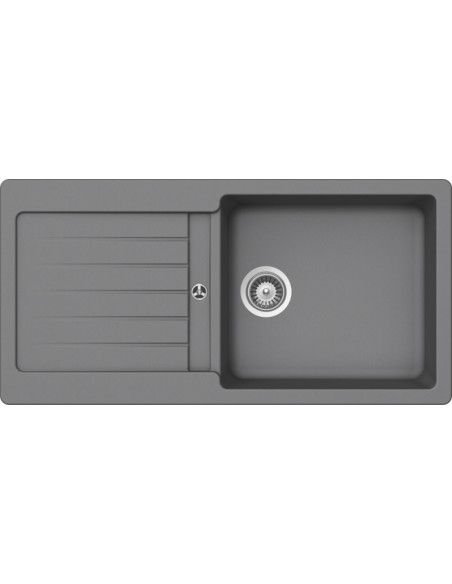 Schock Typos D100L Kitchen siink, Cristalite granite, Croma