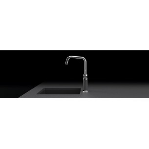 Schock SC-530 Kitchen tap, Granite Nero Black Cristalite material, Side Single lever 2