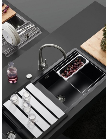 Schock 629145 Kitchen sink accessory, Bamboo chopping board, For ffod prep