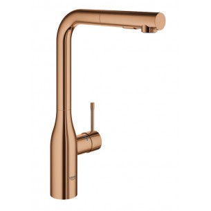 Grohe Essence Warm Sunset spray kitchen tap