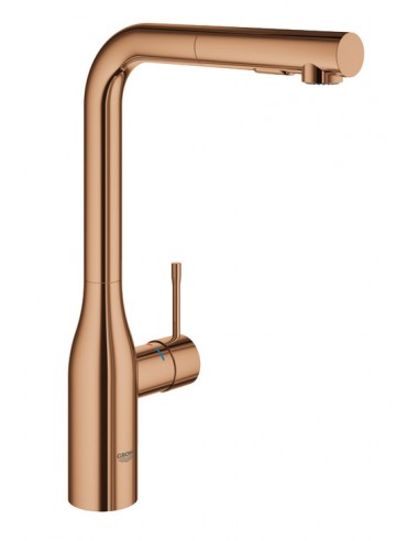 Grohe Essence Warm Sunset spray kitchen tap