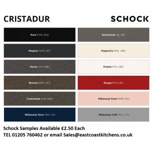 Schock Cristadur granite Greenwich Kitchen Sink, N200 Double Bowl & waste Stone 2