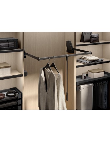 700/800mm Kessebohmer Conero Wardrobe-Lift Pull-Down Bedroom Rail KWPD800