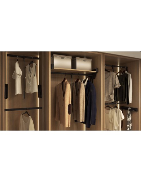 700/800mm Kessebohmer Conero Wardrobe-Lift Pull-Down Bedroom Rail KWPD800