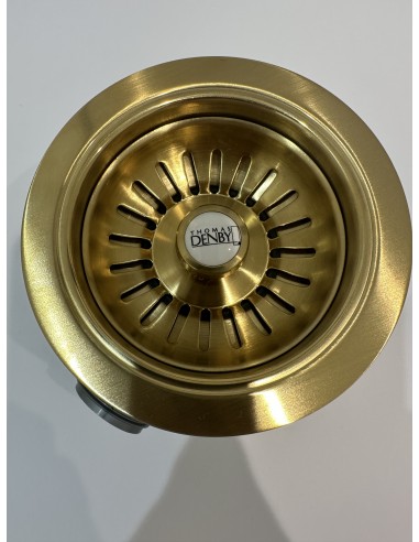 90mm Brushed Brass Waste Kit Thomas Denby Strainer 1.0/2.0 TD1WBB TD2WBB