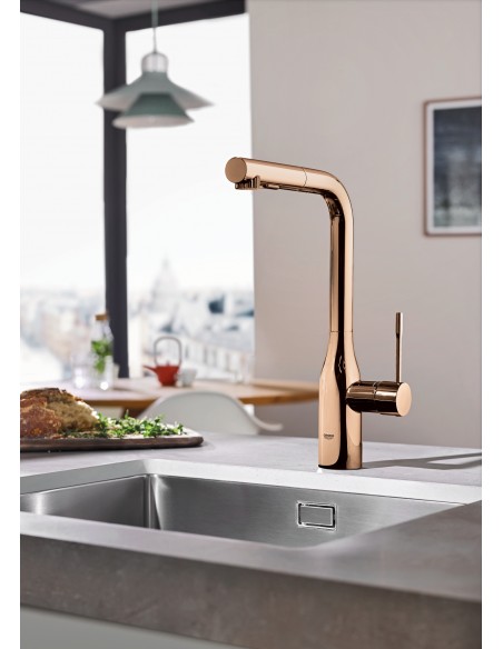 Grohe Essence Cool sunrise spray kitchen tap 30270GLO