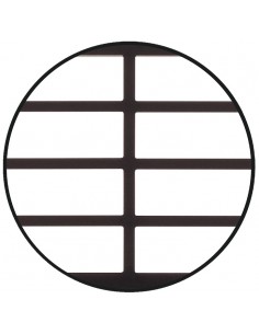 Fridge Plinth Vent Bronze 570 x 57mm 200 cm2 Louvre Plinth Grill 57524204 2