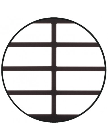 Fridge Plinth Vent Bronze 570 x 57mm 200 cm2 Louvre Grill 57524204