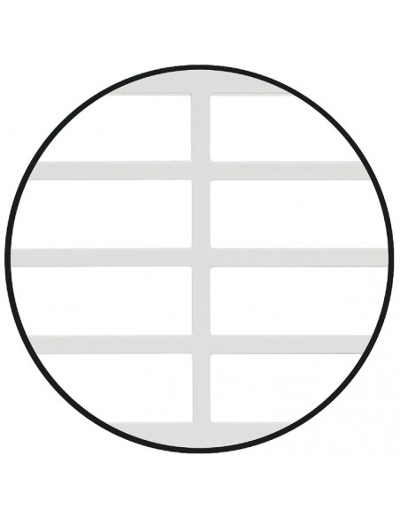 Fridge Plinth Vent White 570 x 57mm Airflow 200Cm2 Louvre 57524606