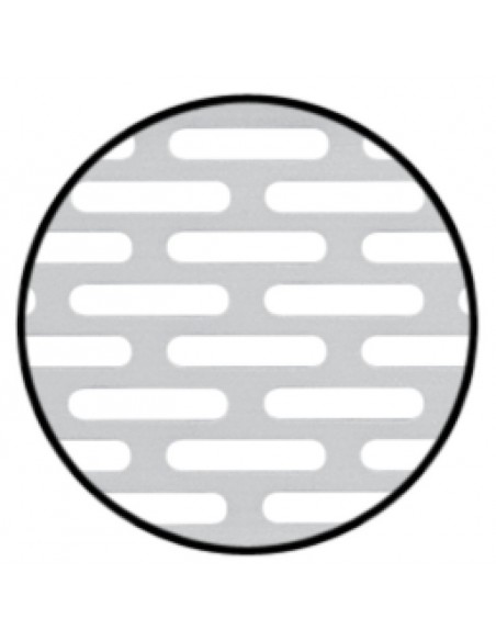 250x70mm Aluminium Ventilation Grill Recess Mount Silver Mat 42Cm2 57500919