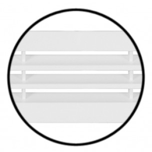 512x60mm Plinth Ventilation Grill Recess Mount White 81 Cm2 57170706 2