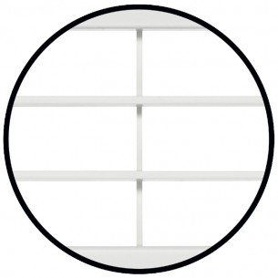 White vent for kitchen plinths, worktops or kitchen units, 200 Cm2 Airflow 2