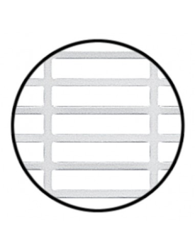 250x110mm Ventilation Grill Aluminium Silver Matt 126Cm2 Airflow 57501916