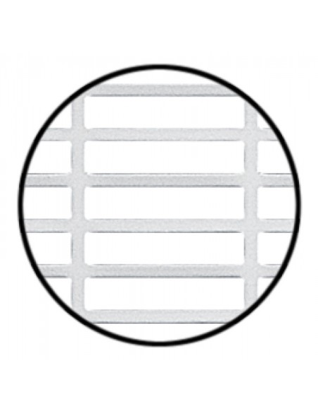 250x110mm Ventilation Grill Aluminium Silver Matt 126Cm2 Airflow 57501916