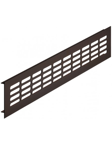 Ventilation Grills 100mm High Dark Bronze Recess Mount, 300mm length