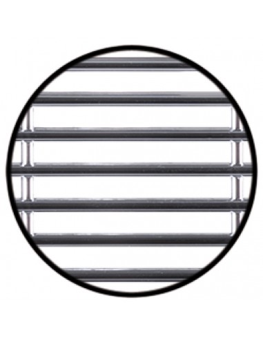 Ventilation Grille Chrome 170 x 42mm Recess Mounting Plinths  / Units 57154220
