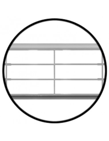 400x83mm Plinth Ventilation Grill Recess Mount White 200 Cm2 + Clips 57178702