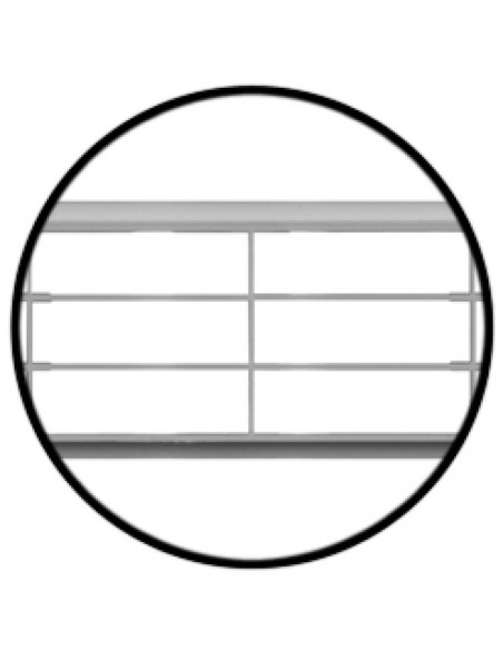 400x83mm Plinth Ventilation Grill Recess Mount White 200 Cm2 + Clips 57178702