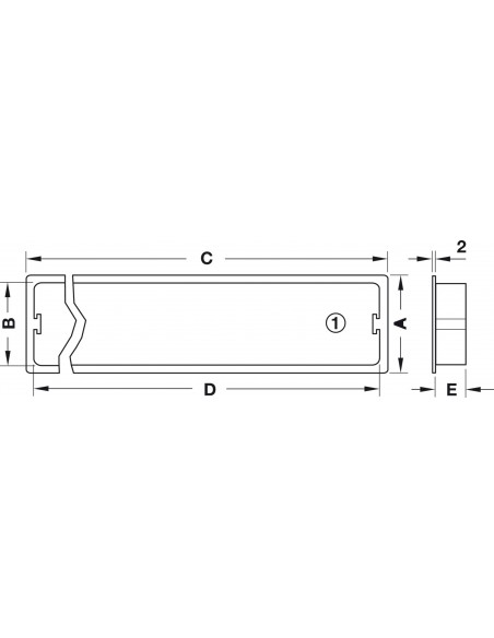 400x83mm Plinth Ventilation Grill Recess Mount White 200 Cm2 + Clips 57178702