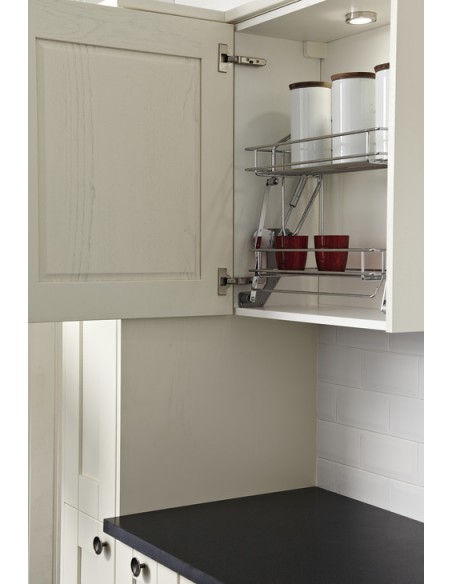 500mm Wall Pull Down Shelves Vibo Kitchen Gas Spring 2 Tier Hinged 50459231