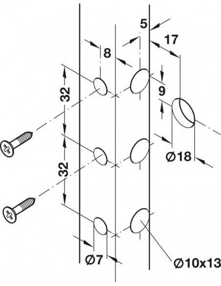 Concealed Cabinet Hanger L/R Rapid Fit Kitchen Wall Fixing 130Kg 29021901/900