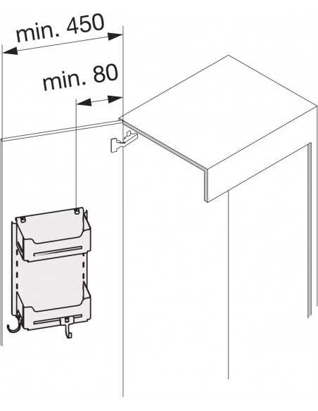 Peka Mini Shelf System Libell Sesam Kitchen Door Panel Organiser 600.0380.43