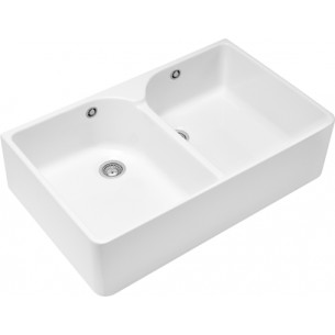 Villeroy & Boch Farmhouse 80 Apron Front Kitchen Sink Overflow Ceramic 63319001 2