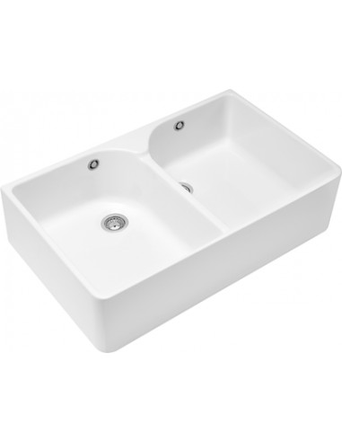 Villeroy & Boch Farmhouse 80 Apron Front Kitchen Sink Overflow Ceramic 63319001