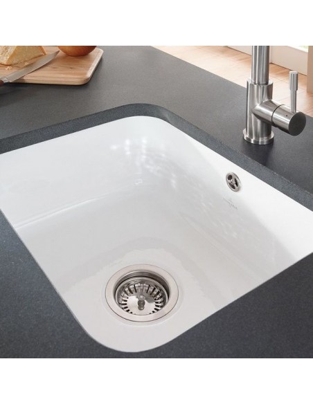 Villeroy Boch Cisterna 60C Undermount Kitchen Sink 1.0 White Alpin 67060001