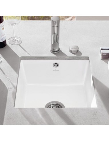 Villeroy Boch Subway 50SU Undermount Kitchen Sink Ceramic Plus White 332500R1