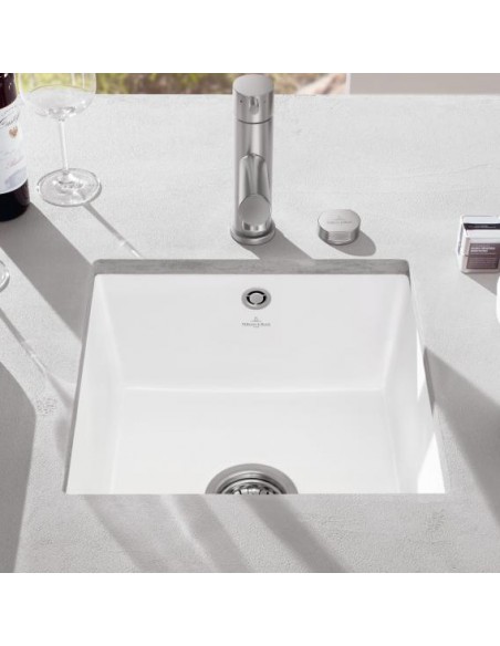 Villeroy Boch Subway 50SU Undermount Kitchen Sink Ceramic Plus White 332500R1