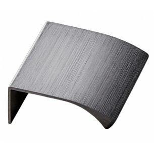 419720040-91.1 Edge straight door handles, brushed anthracite, Furnipart trim profile 2