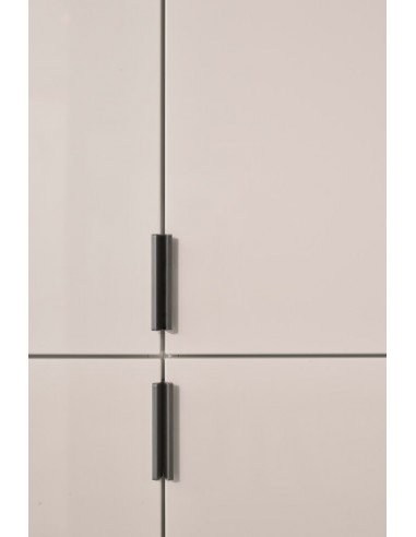 419720040-S5000 Edge straight door handles, Furnipart, Grey