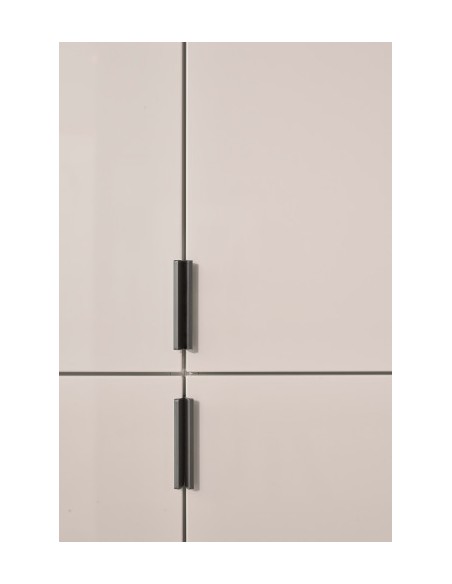 419720040-S5000 Edge straight door handles, Furnipart, Grey