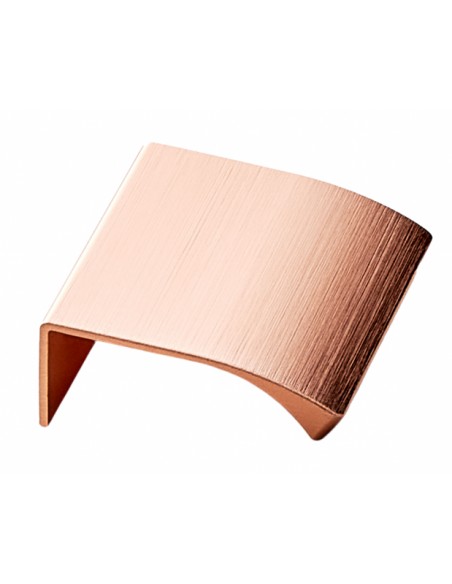Furnipart Edge straight Door handles, 419720040-87 Brushed Rose Gold
